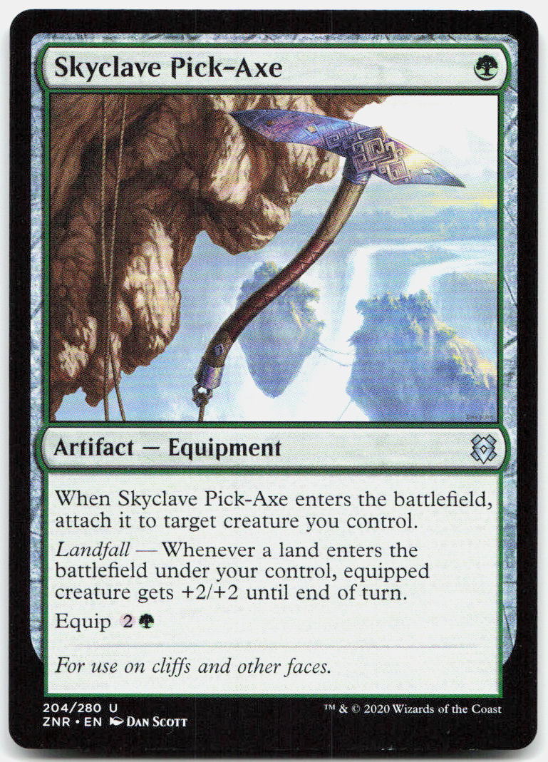 Skyclave Pick-Axe NM U Zendikar Rising 204
