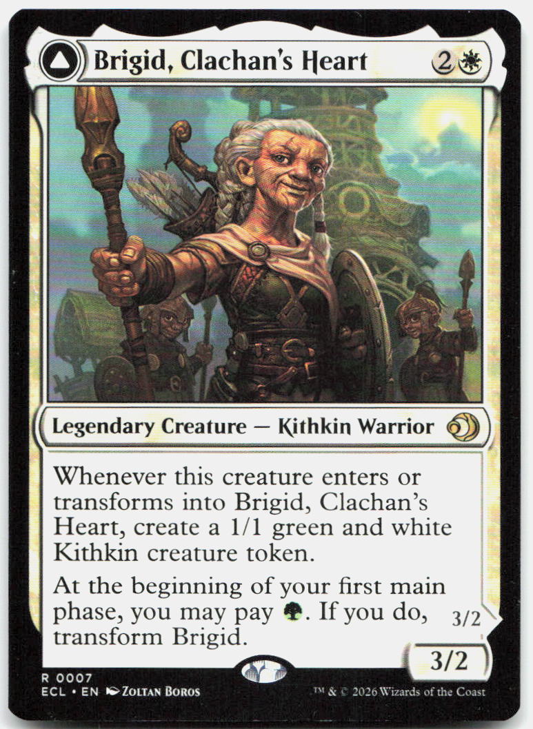 Brigid, Clachan's Heart NM R Lorwyn Eclipsed 7