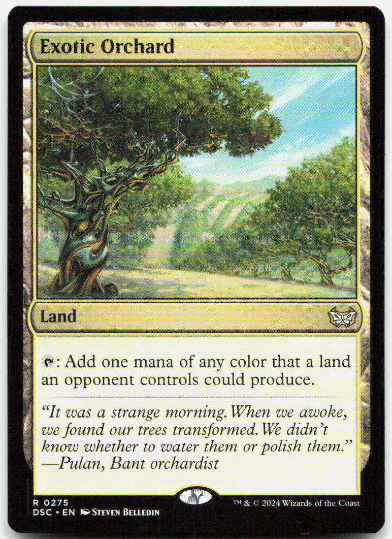 Exotic Orchard NM R Commander: Duskmourn: House of Horror 275