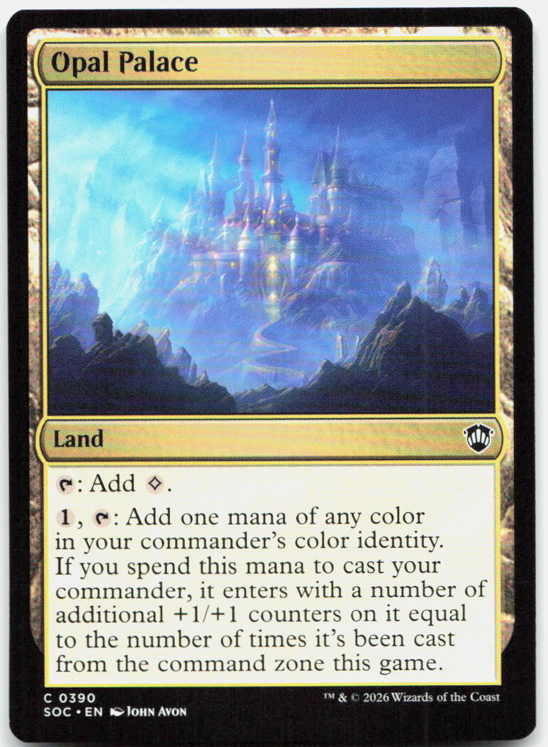 Opal Palace NM C Commander: Secrets of Strixhaven 390