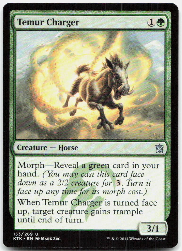 Temur Charger NM U Khans of Tarkir 153