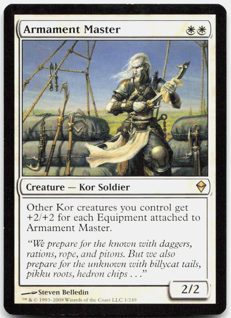 Armament Master NM R Zendikar 1