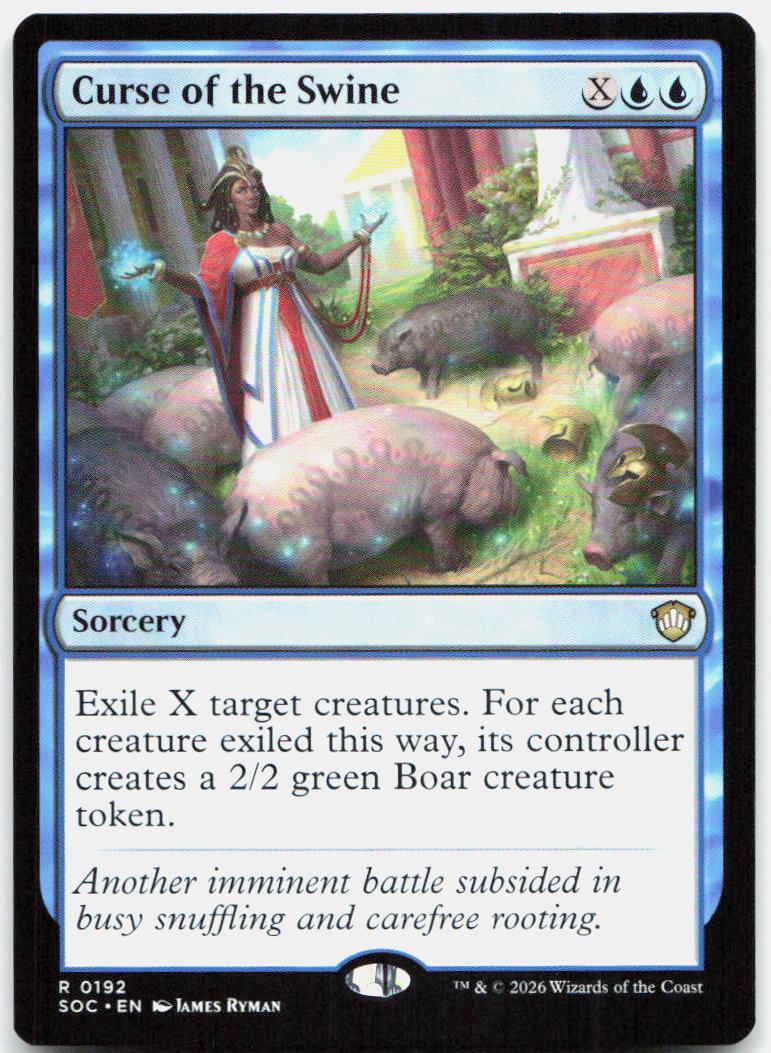 Curse of the Swine NM R Commander: Secrets of Strixhaven 192