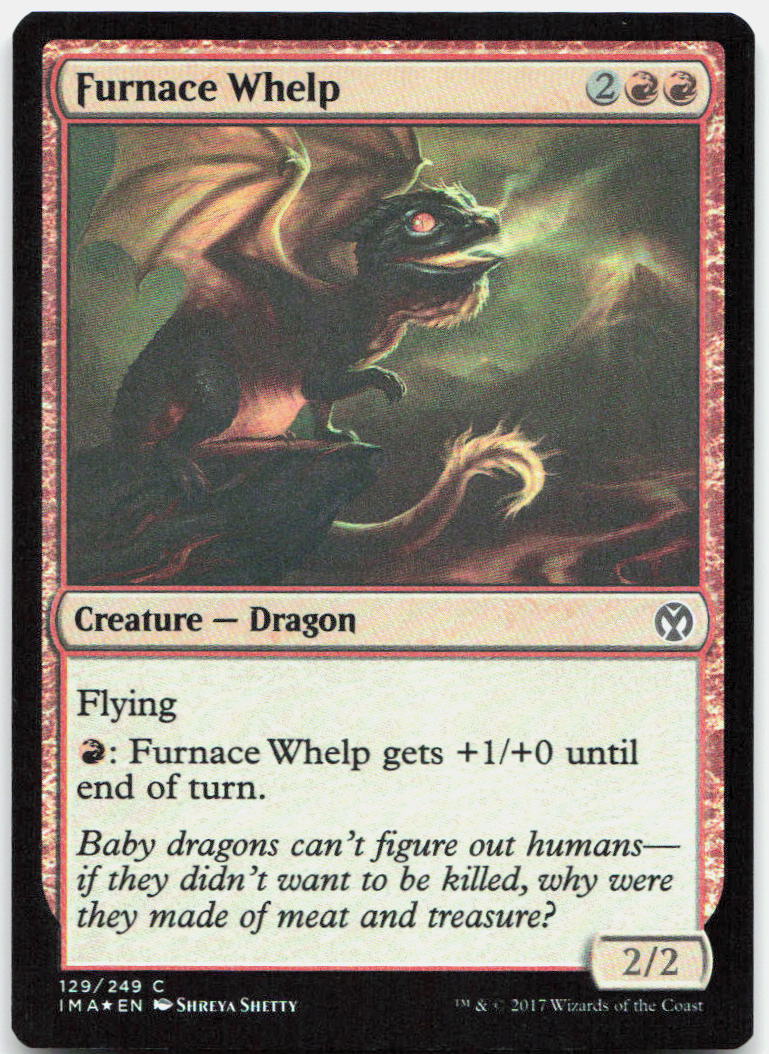 Furnace Whelp NM Foil C Iconic Masters 129