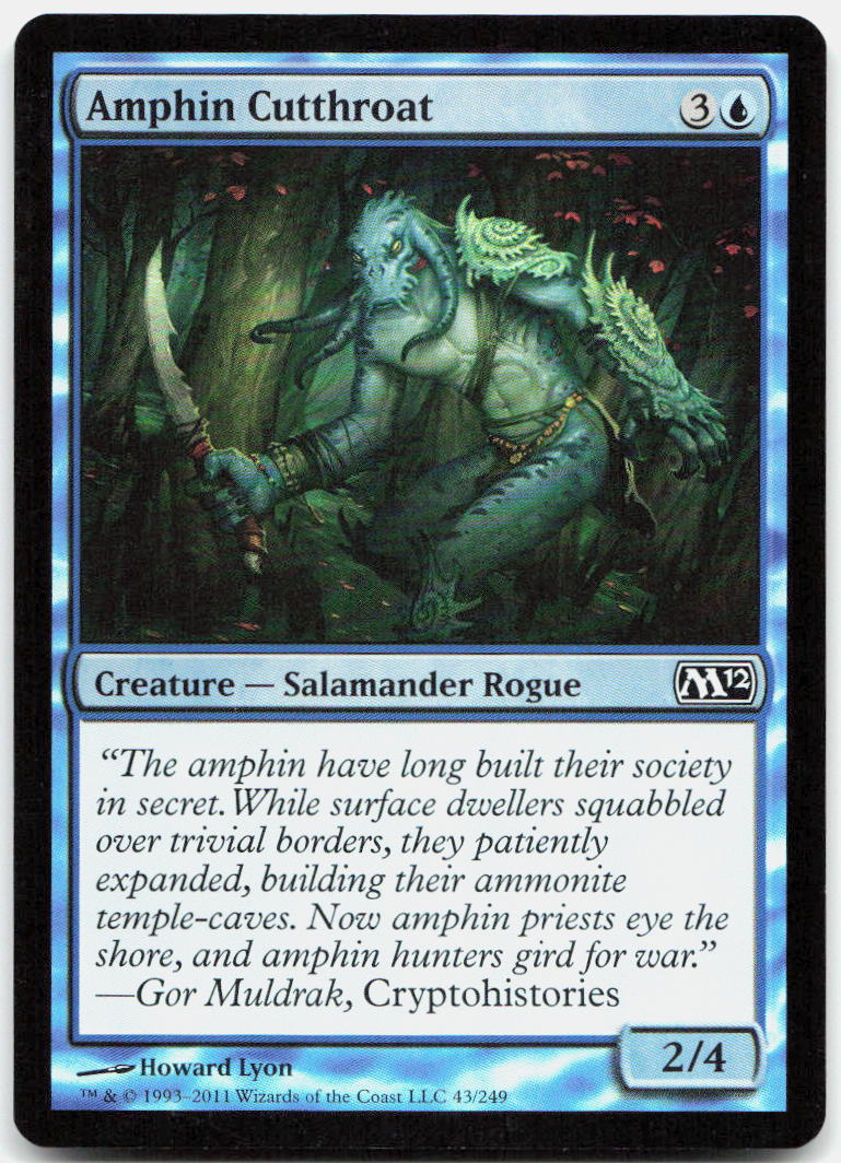 Amphin Cutthroat NM Foil C Magic 2012 (M12) 43