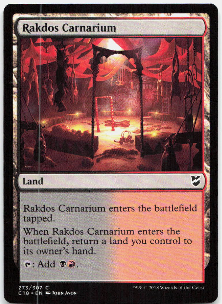 Rakdos Carnarium NM C Commander 2018 273