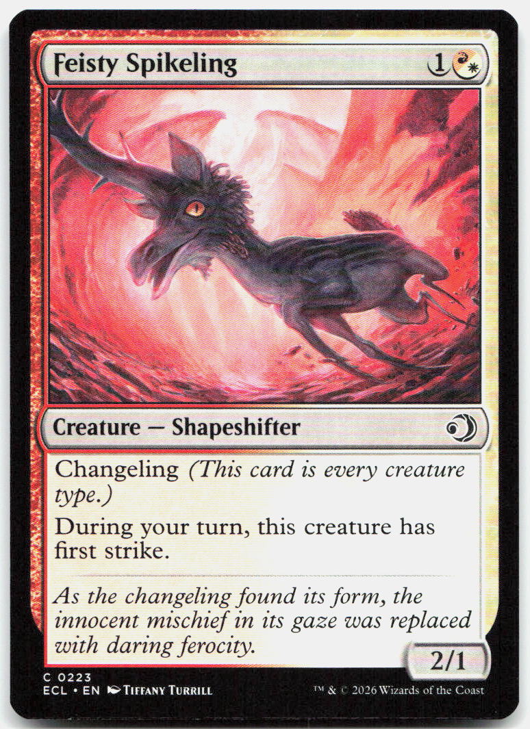 Feisty Spikeling NM C Lorwyn Eclipsed 223
