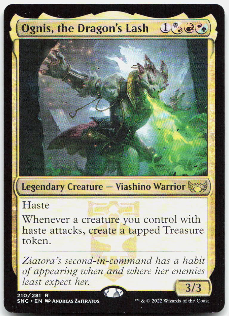 Ognis, the Dragon's Lash NM R Streets of New Capenna 210