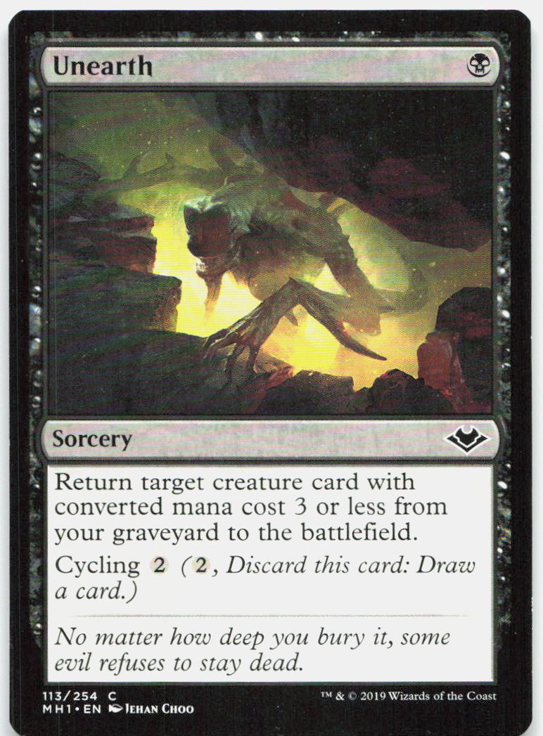 Unearth NM C Modern Horizons 113