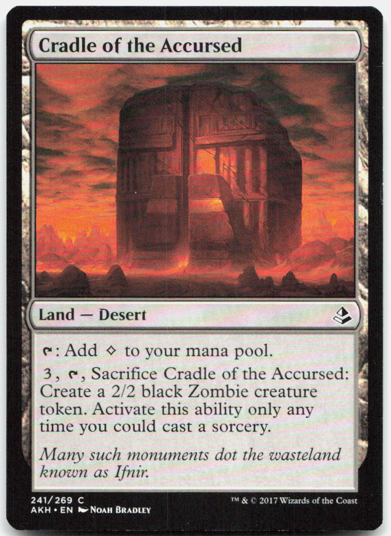 Cradle of the Accursed NM C Amonkhet 241