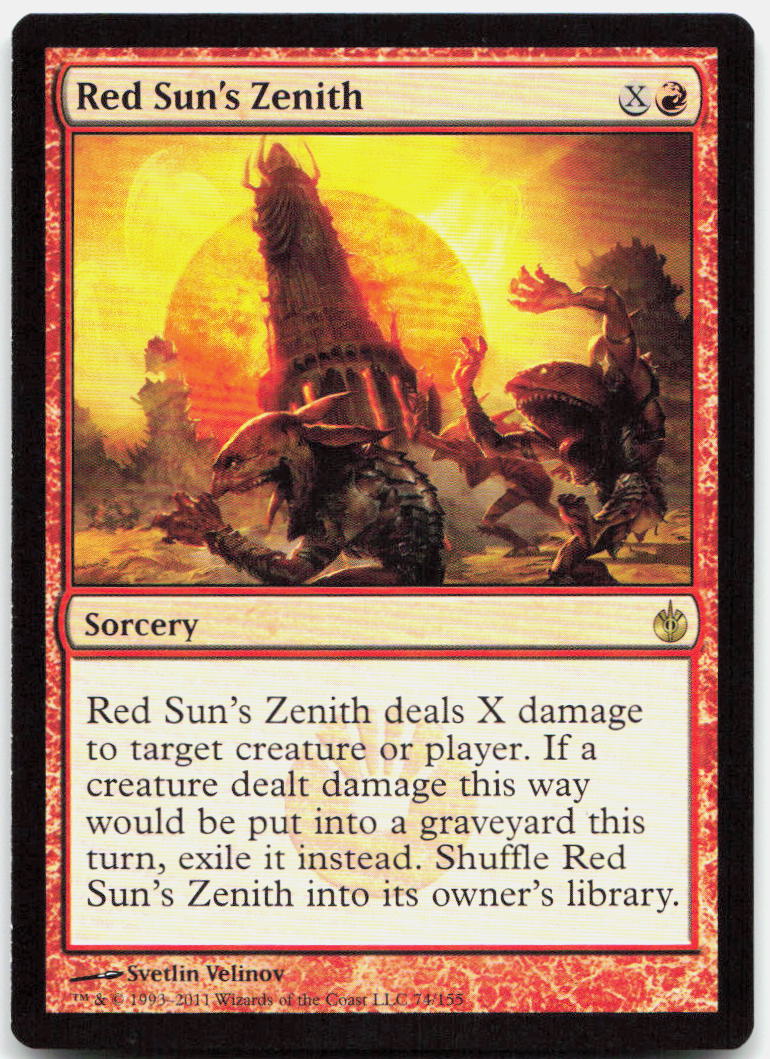 Red Sun's Zenith NM R Mirrodin Besieged 74