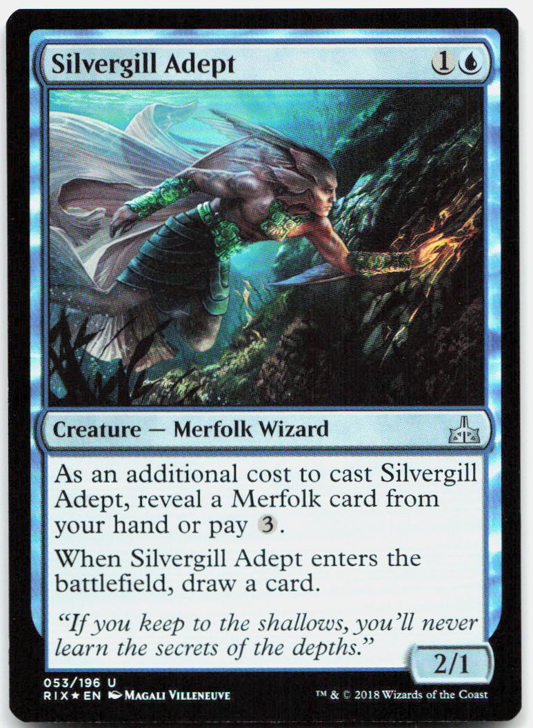 Silvergill Adept NM U Rivals of Ixalan 53