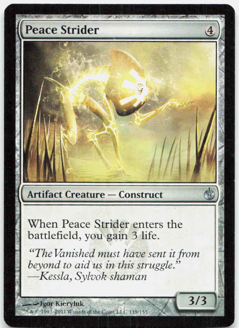Peace Strider NM U Mirrodin Besieged 119