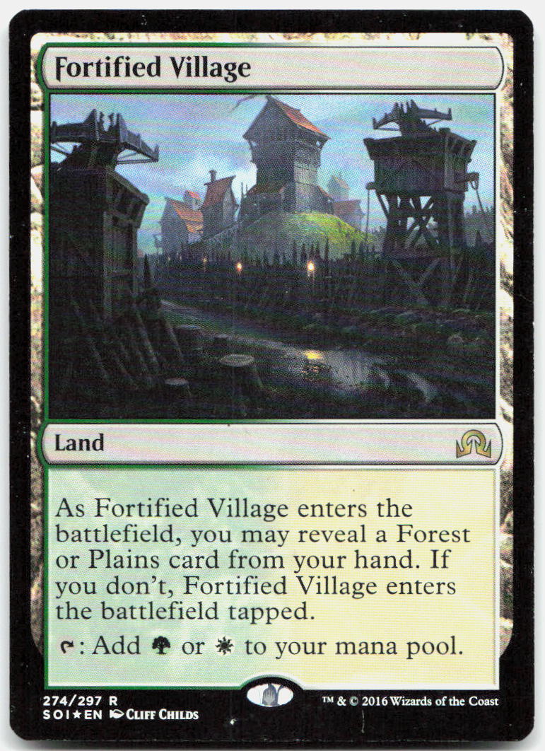 Fortified Village NM Foil R Shadows over Innistrad 274