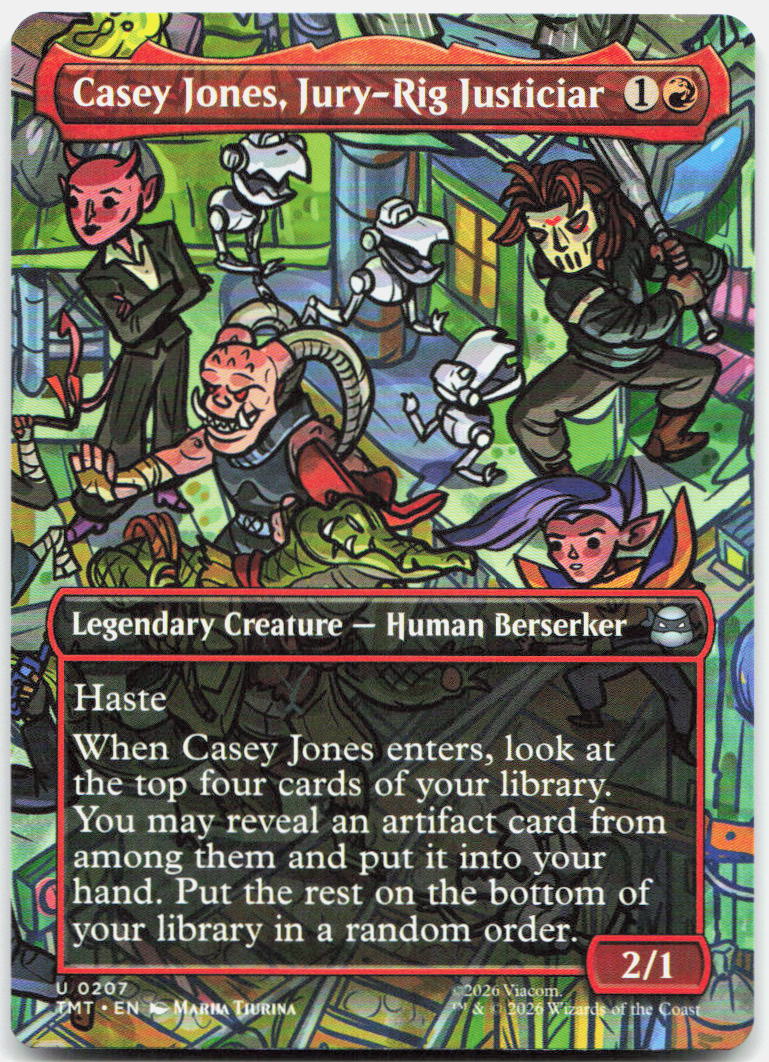 Casey Jones, Jury-Rig Justiciar Borderless NM U Teenage Mutant Ninja Turtles 207