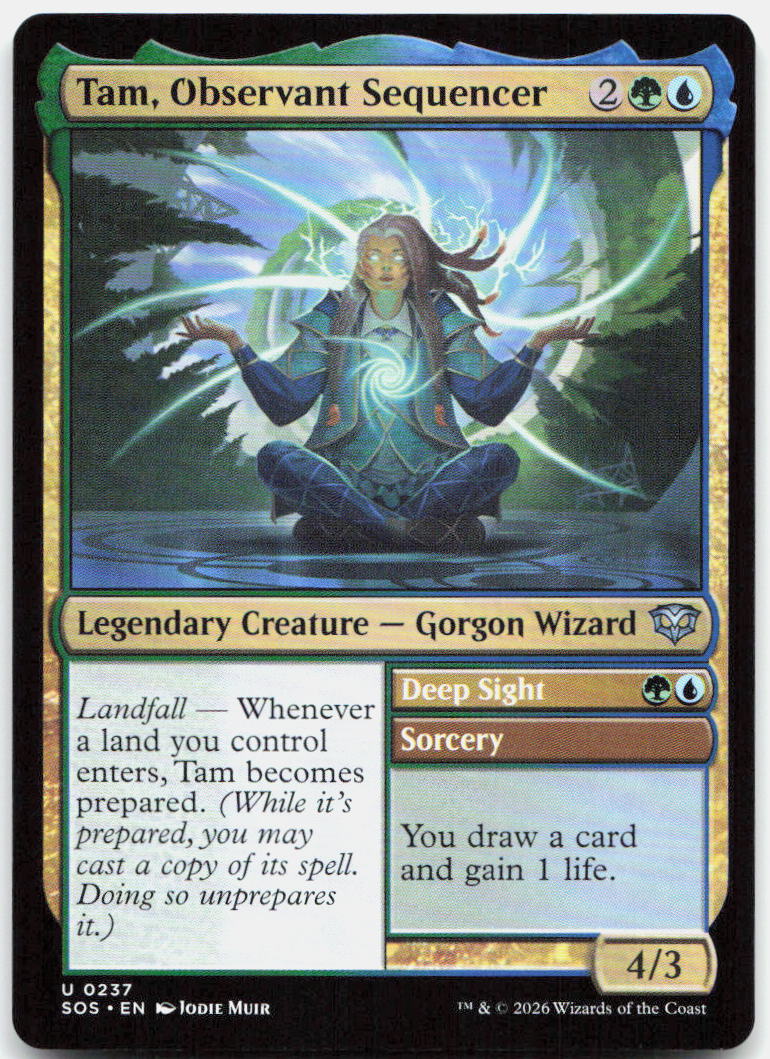 Tam, Observant Sequencer NM U Secrets of Strixhaven 237