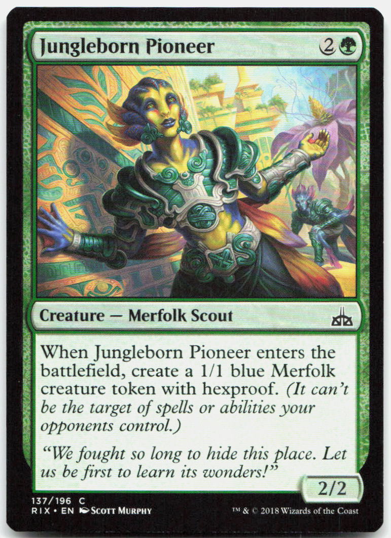Jungleborn Pioneer NM C Rivals of Ixalan 137