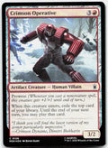Crimson Operative NM Foil C Marvel Super Heroes 126