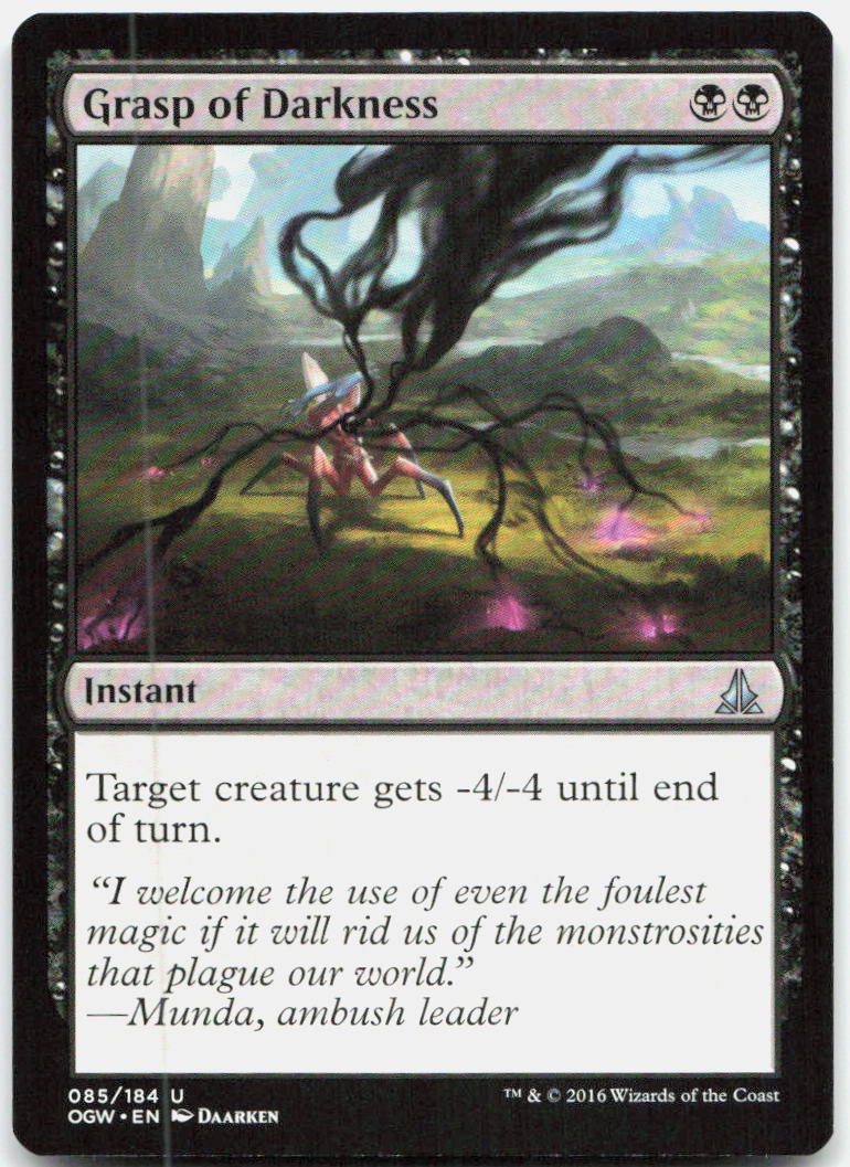 Grasp of Darkness NM U Oath of the Gatewatch 85