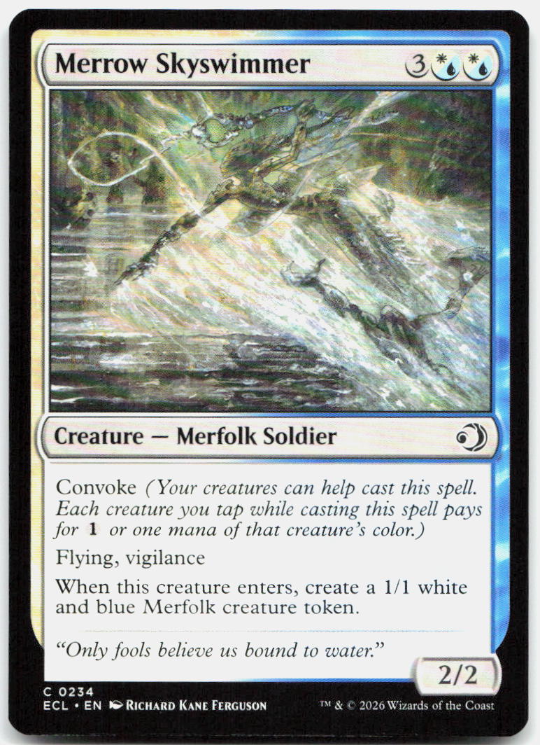 Merrow Skyswimmer NM C Lorwyn Eclipsed 234