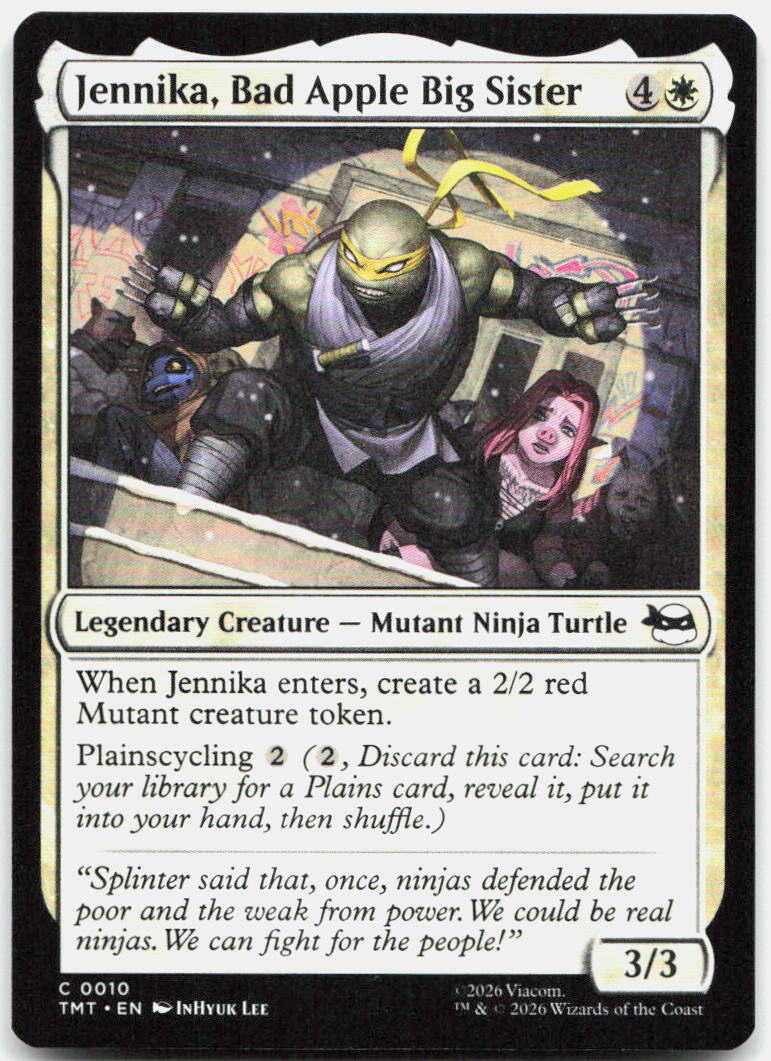 Jennika, Bad Apple Big Sister NM C Teenage Mutant Ninja Turtles 10