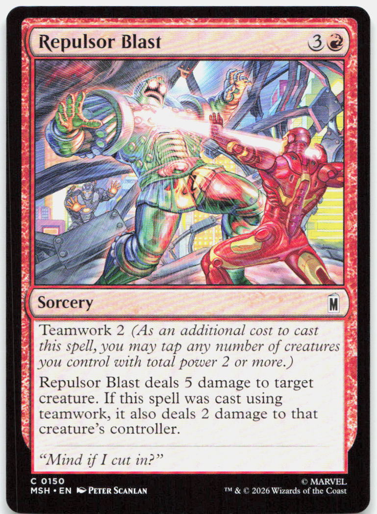 Repulsor Blast NM C Marvel Super Heroes 150