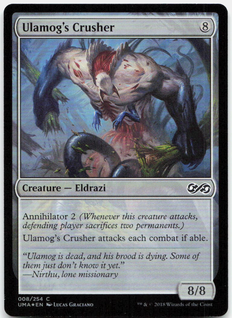 Ulamog's Crusher NM Foil C Ultimate Masters 8