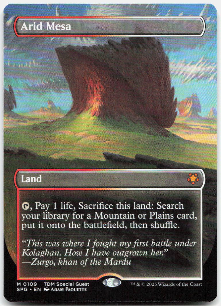 Arid Mesa (Borderless) NM M Special Guests 109