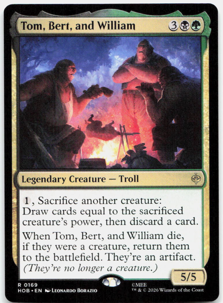 Tom, Bert, and William NM R The Hobbit 169