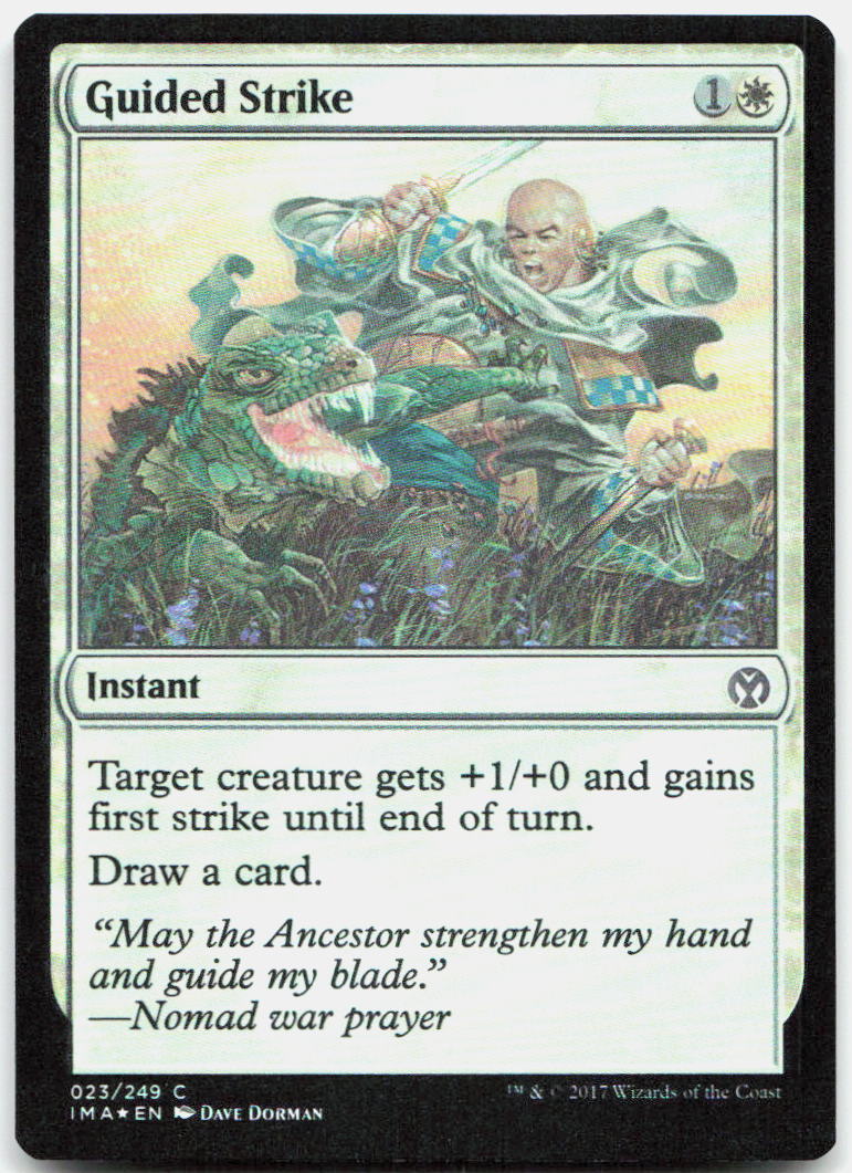 Guided Strike NM Foil C Iconic Masters 23
