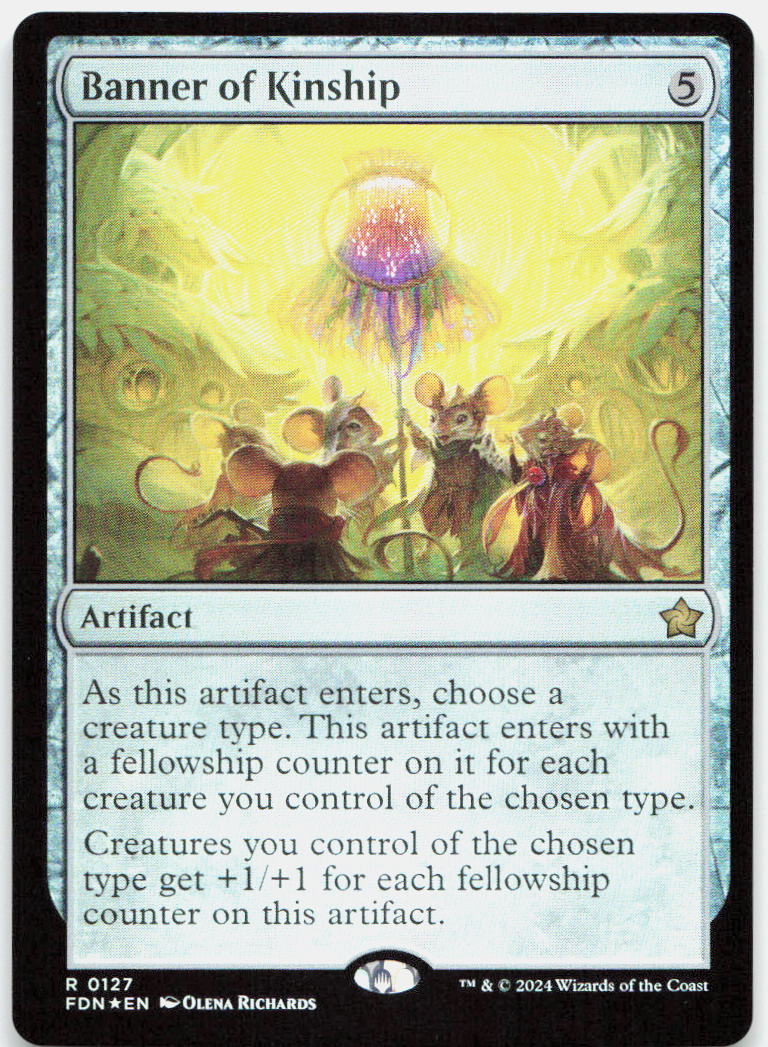 Banner of Kinship NM Foil R Foundations 127