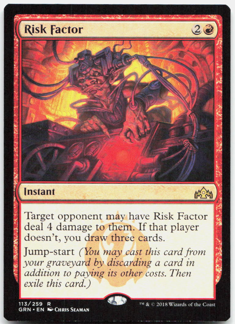 Risk Factor NM R Guilds of Ravnica 113