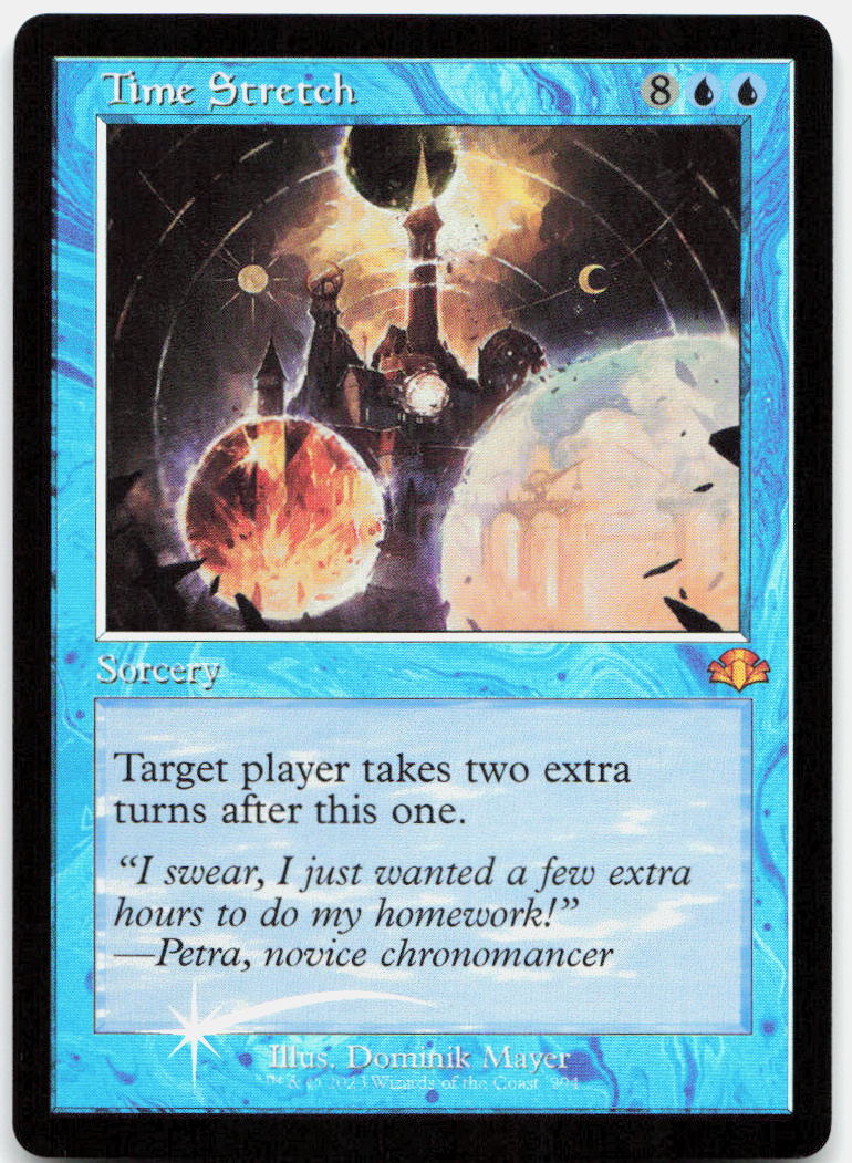 Time Stretch (Retro Frame) NM Foil M Dominaria Remastered 294