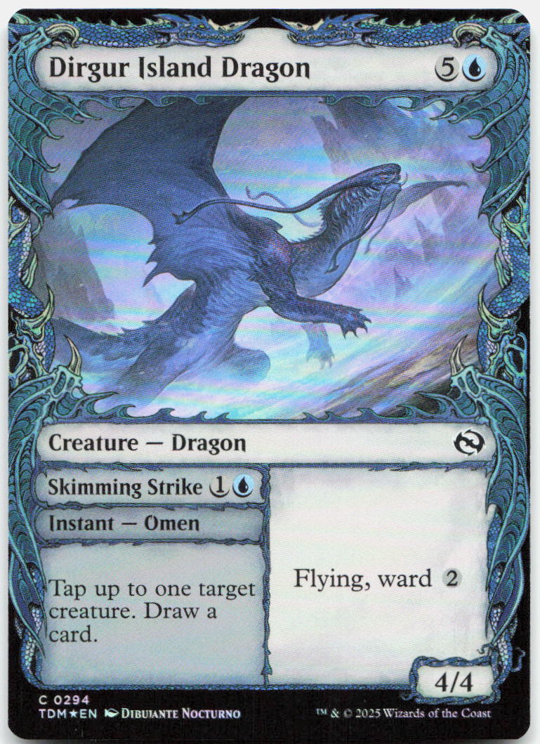 Dirgur Island Dragon (Showcase) NM Foil C Tarkir: Dragonstorm 294