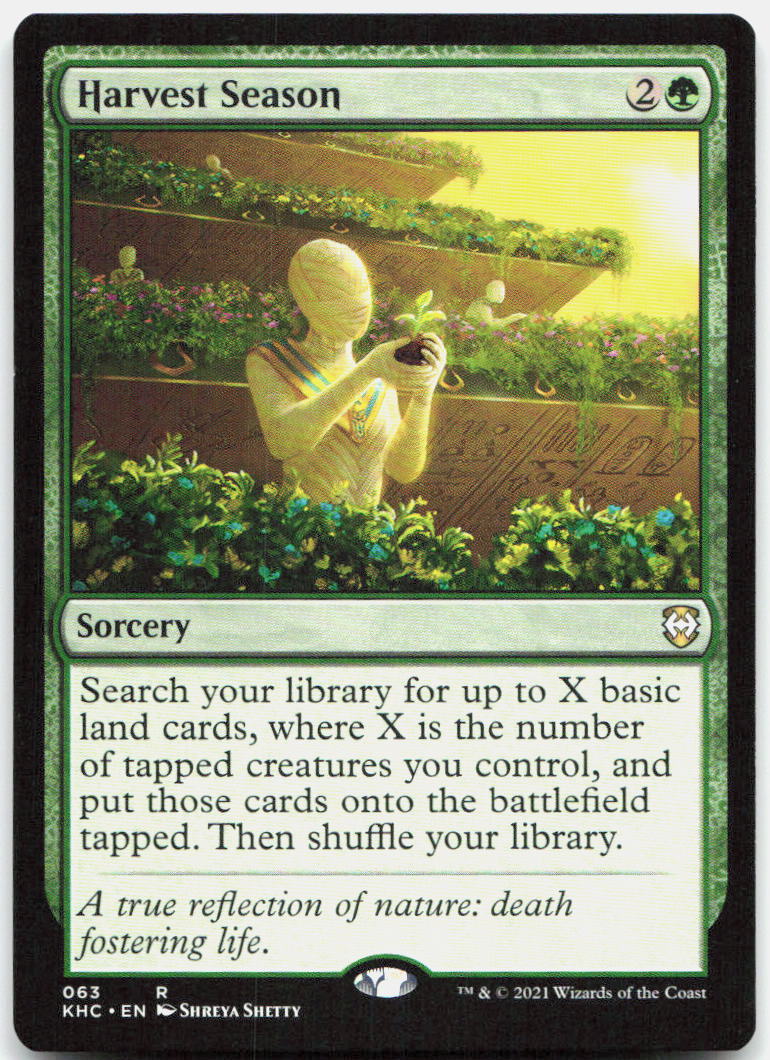 Harvest Season NM R Commander: Kaldheim 63