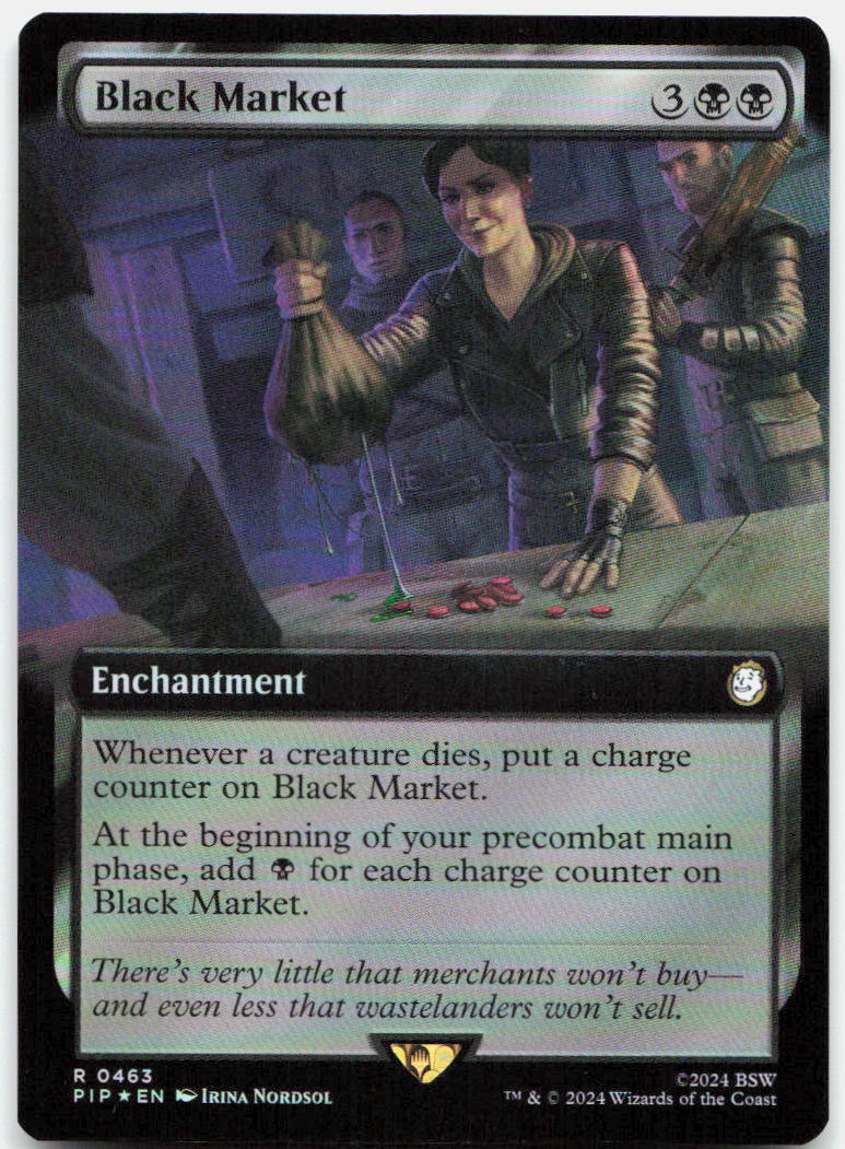 Black Market (Extended Art) NM Foil R Universes Beyond: Fallout 463