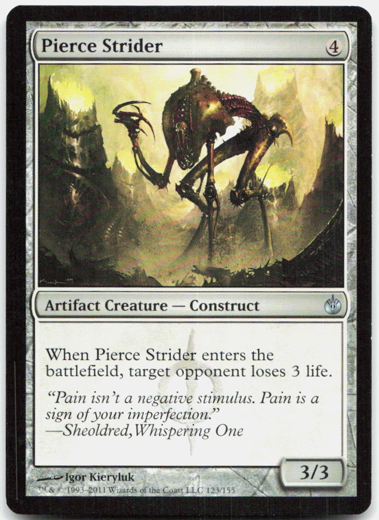 Pierce Strider NM U Mirrodin Besieged 123