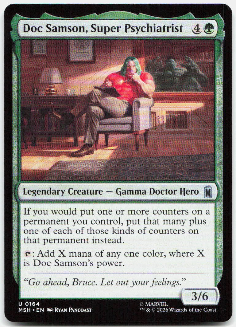 Doc Samson, Super Psychiatrist NM U Marvel Super Heroes 164