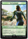 Settlement // Human Soldier Double-Sided Token NM T Universes Beyond: Fallout 8