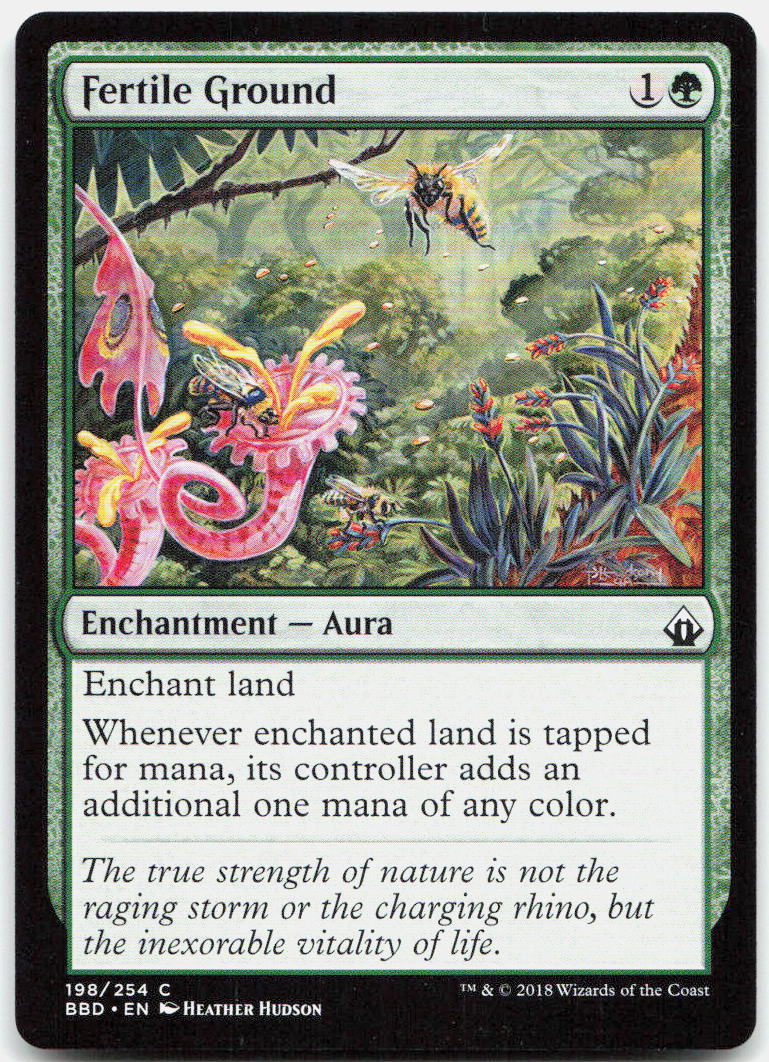 Fertile Ground NM C Battlebond 198