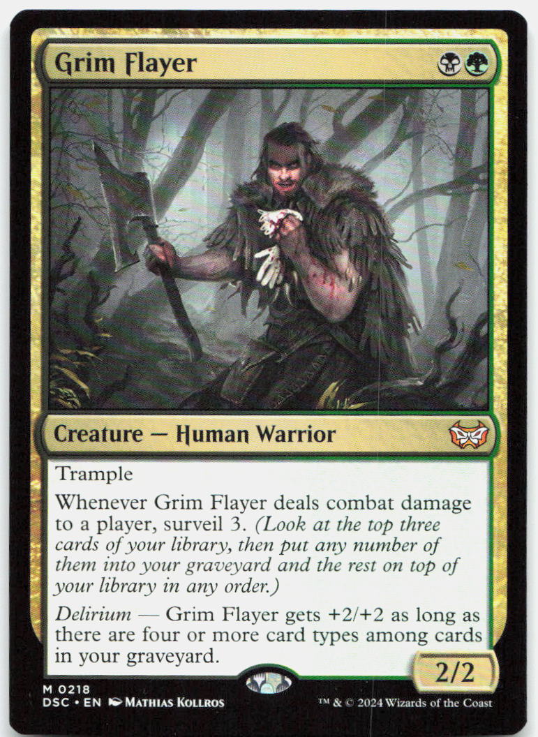 Grim Flayer NM M Commander: Duskmourn: House of Horror 218