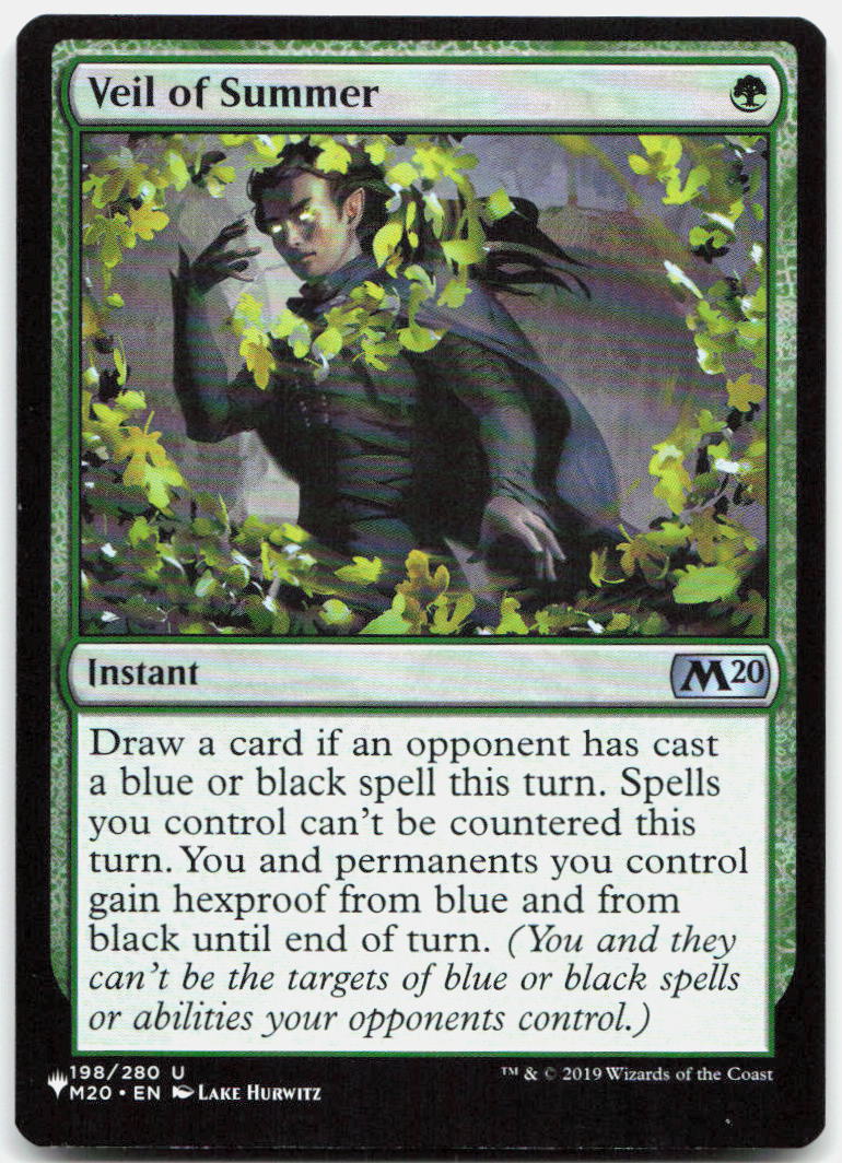 Veil of Summer NM U Core Set 2020 198