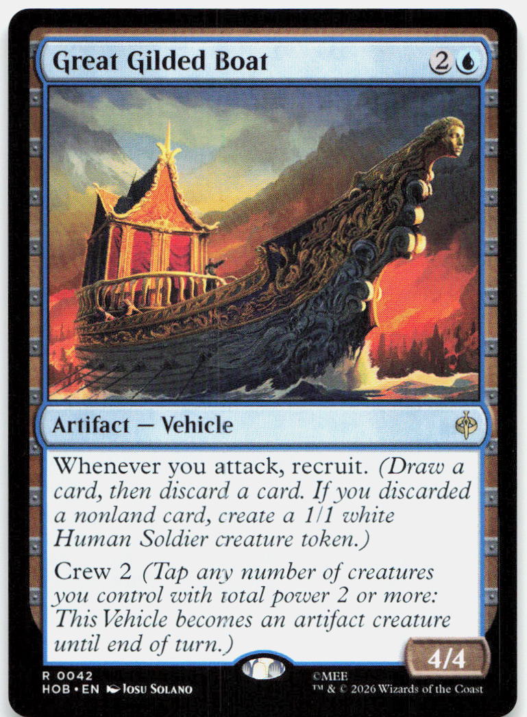 Great Gilded Boat NM R The Hobbit 42