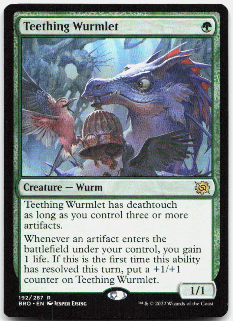 Teething Wurmlet NM R The Brothers' War 192