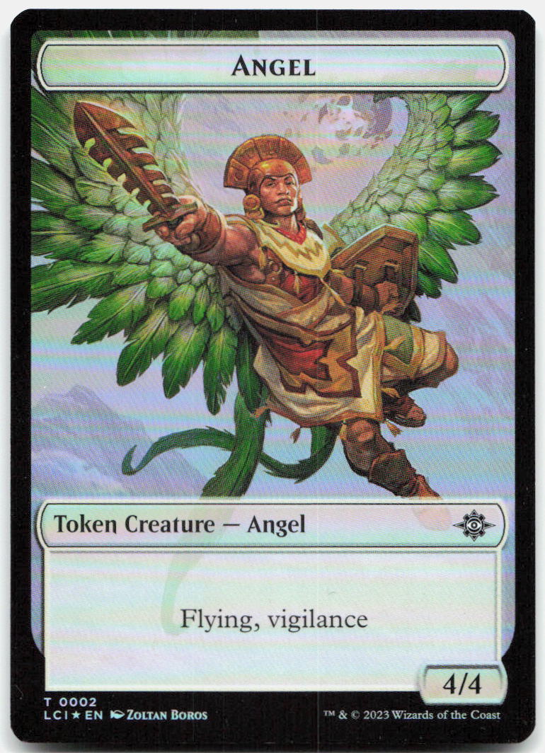 Copy // Angel Double-Sided Token NM Foil T The Lost Caverns of Ixalan 1 // 2