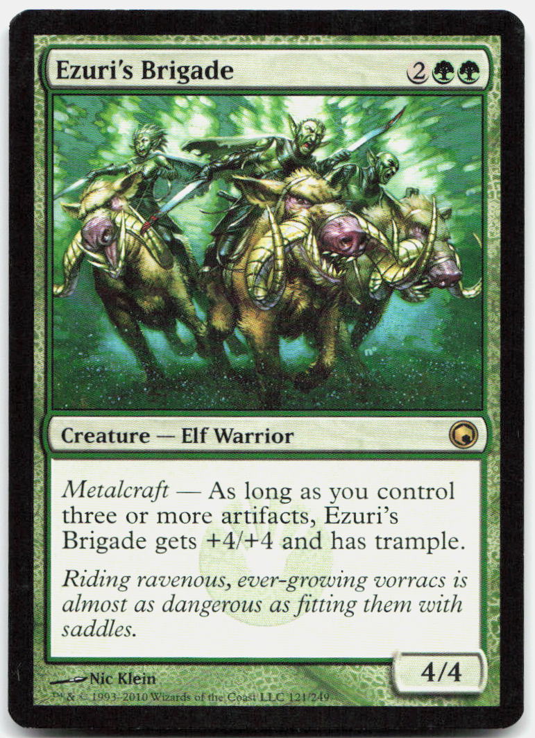 Ezuri's Brigade NM R Scars of Mirrodin 121