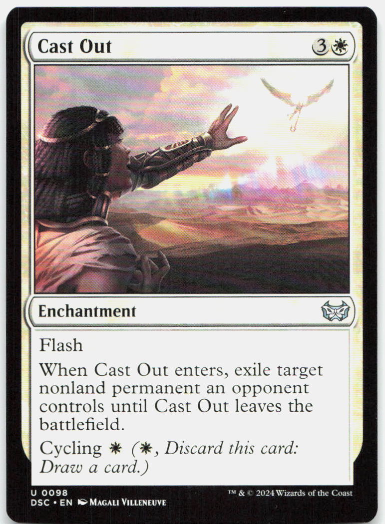 Cast Out NM U Commander: Duskmourn: House of Horror 98