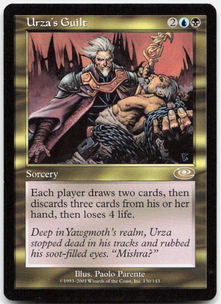 Urza's Guilt NM R Planeshift 130