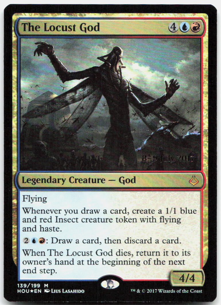 The Locust God NM Foil M Hour of Devastation 139