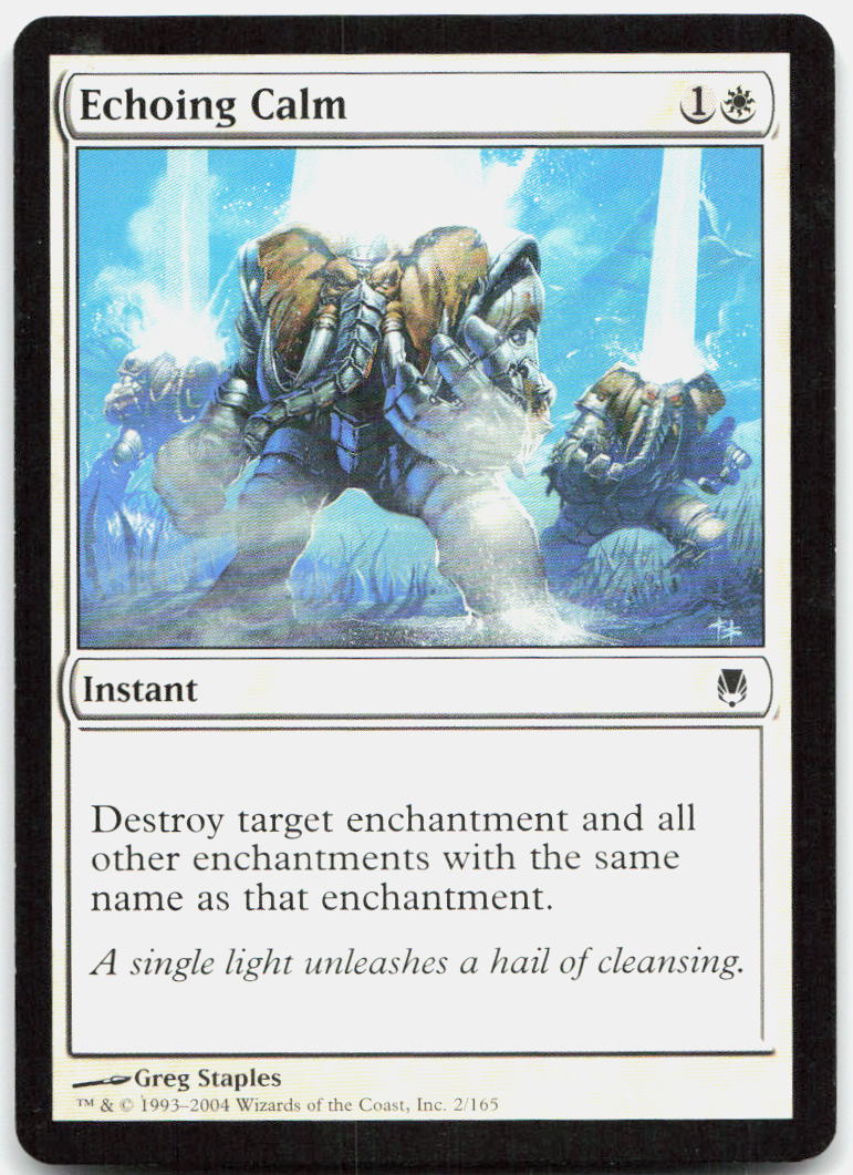 Echoing Calm NM C Darksteel 2